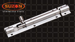 View 9mm Stainless Steel Square Tower Bolt